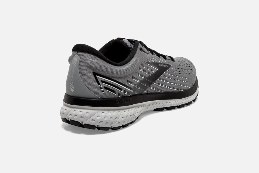 Brooks Israel Ghost 13 Road Running Shoes Mens - Grey/Black - PWZ-894725